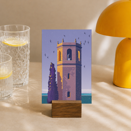Postal | El campanario Cervera del Maestre