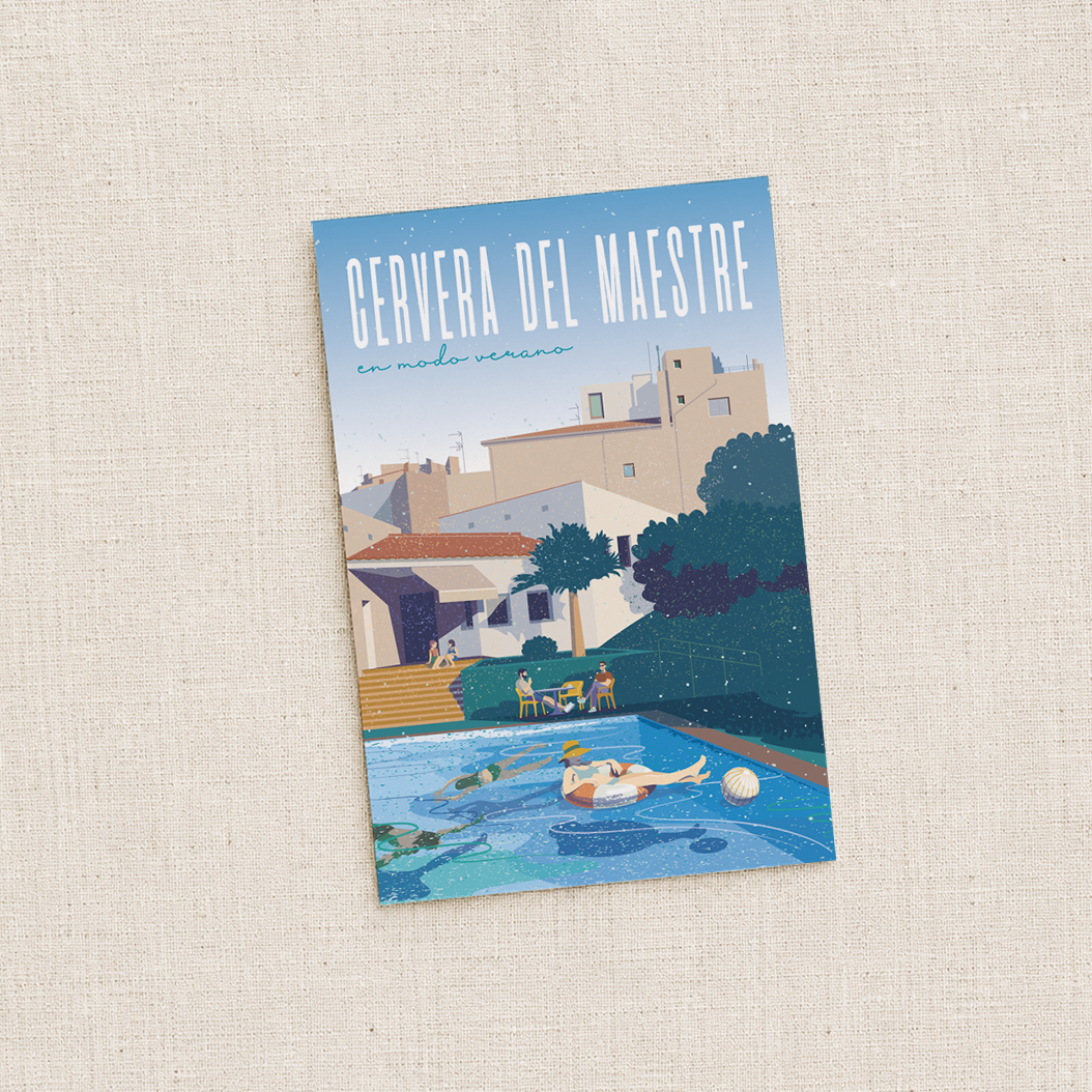 Postal | Cervera del Maestre | En modo verano