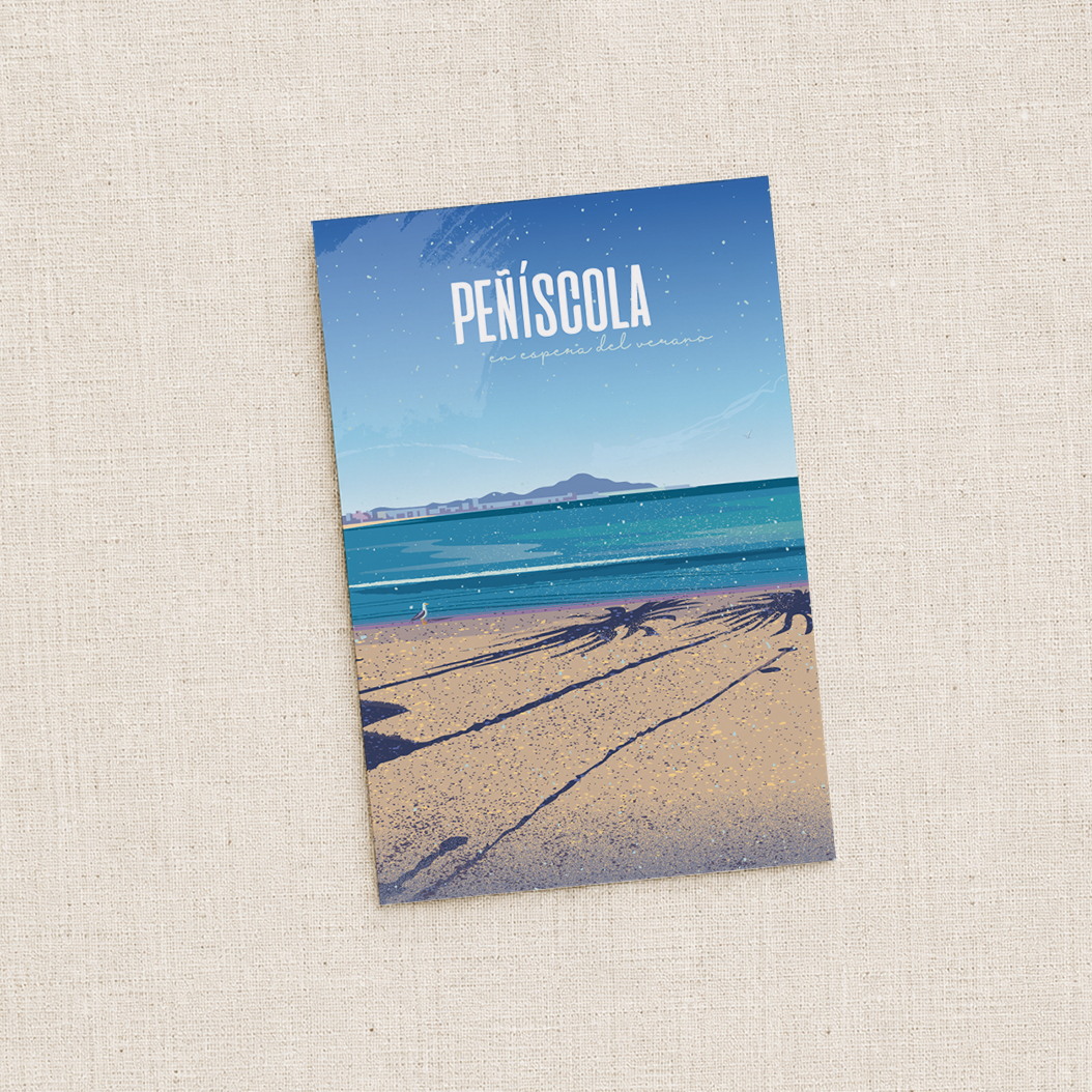 Postal | Peñíscola | Avenida de la Mar