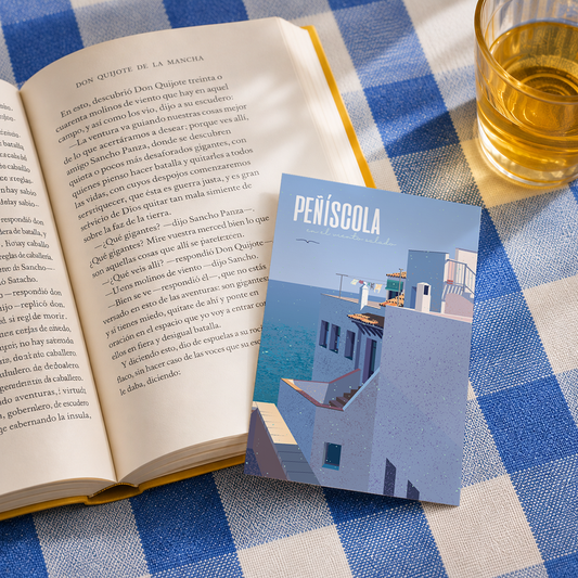 Postal | Peñíscola | En el viento salado